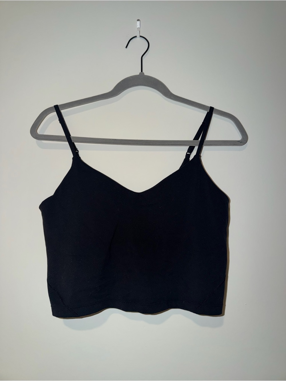 lululemon athletica Black V-Neck Cropped Cami